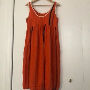 Ace and Jig Orange Dress medium